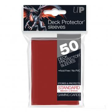 Ultra Pro Pro-Gloss Red Standard Sleeves 50ct