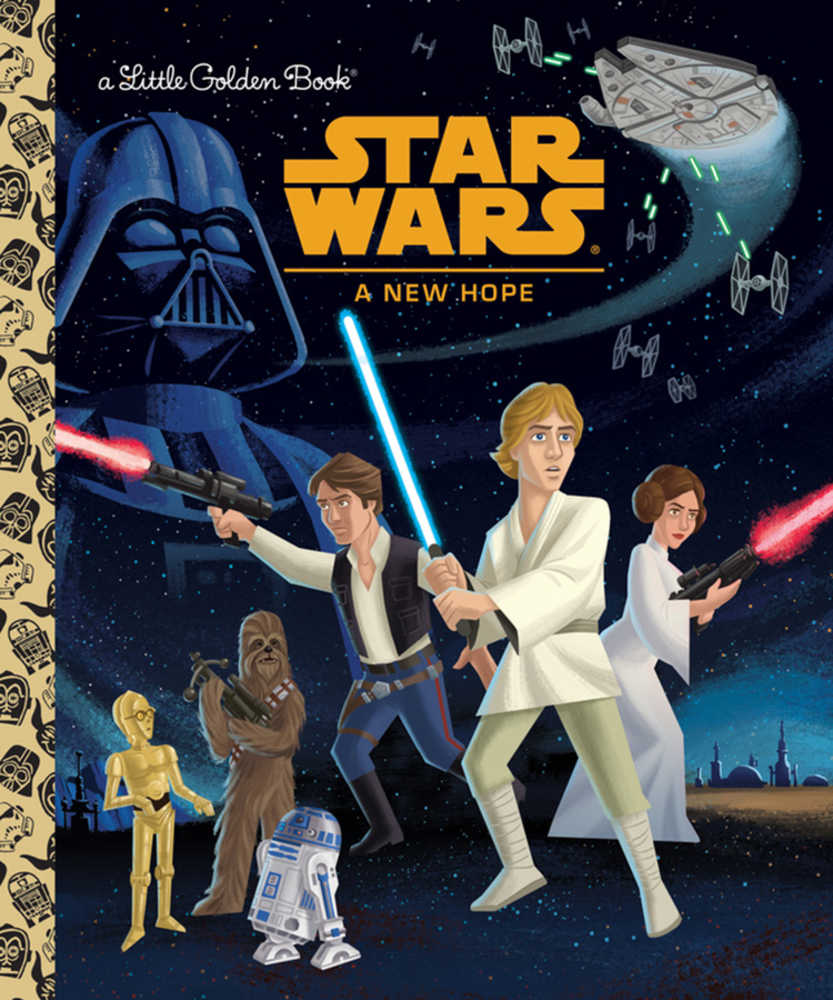 Little Golden Book Star Wars A New Hope