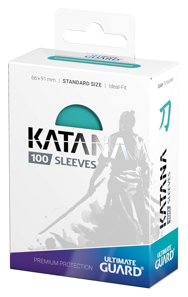 UG Sleeves Katana Turquoise 100CT