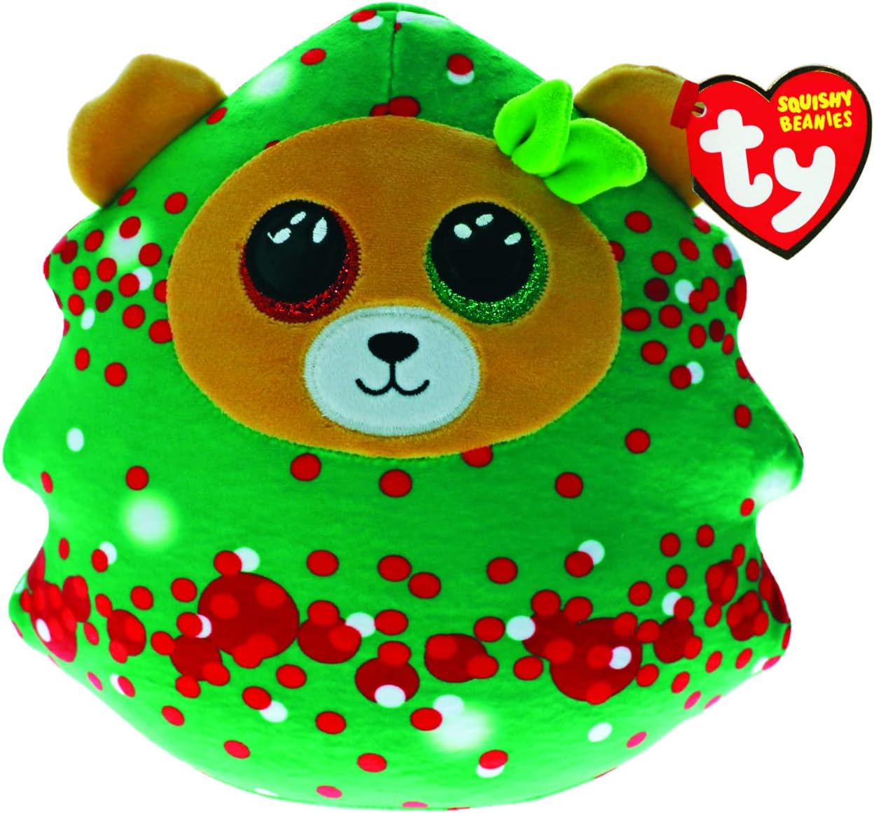 Everett Christmas Tree Bear 10" Squish-a-Boo