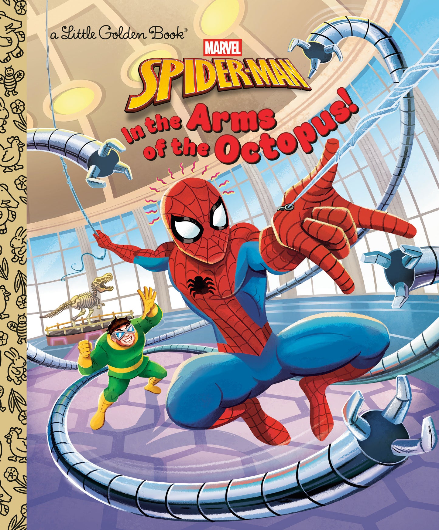 Little Golden Book Spider-Man In The Arms Of The Octopus!