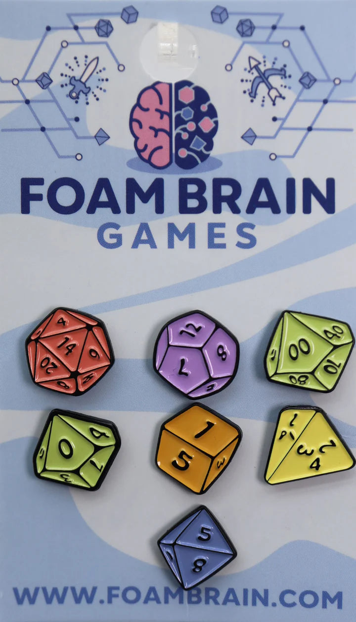 Dice Set Mini Pins