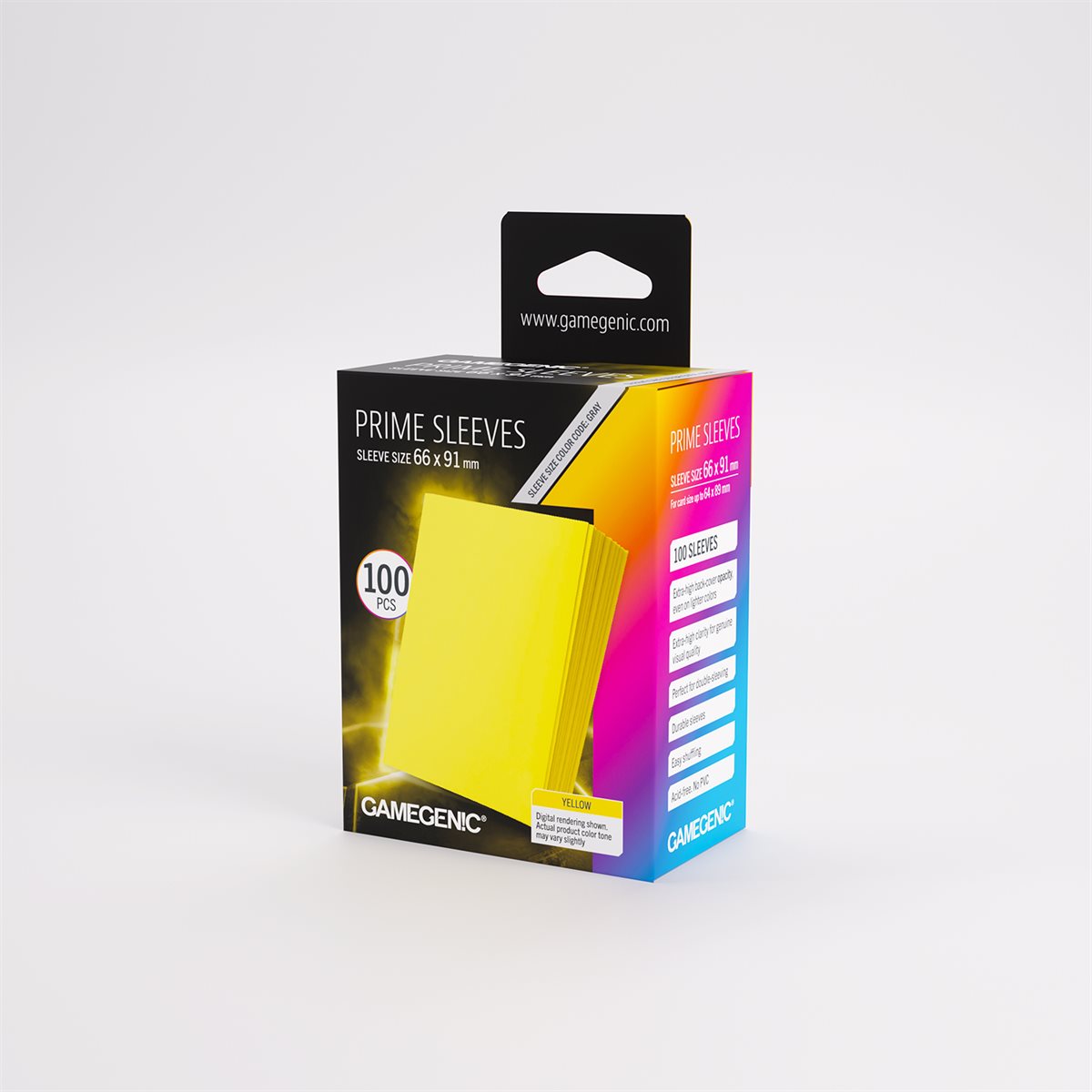Gamegenic Prime Yellow Sleeves 100ct