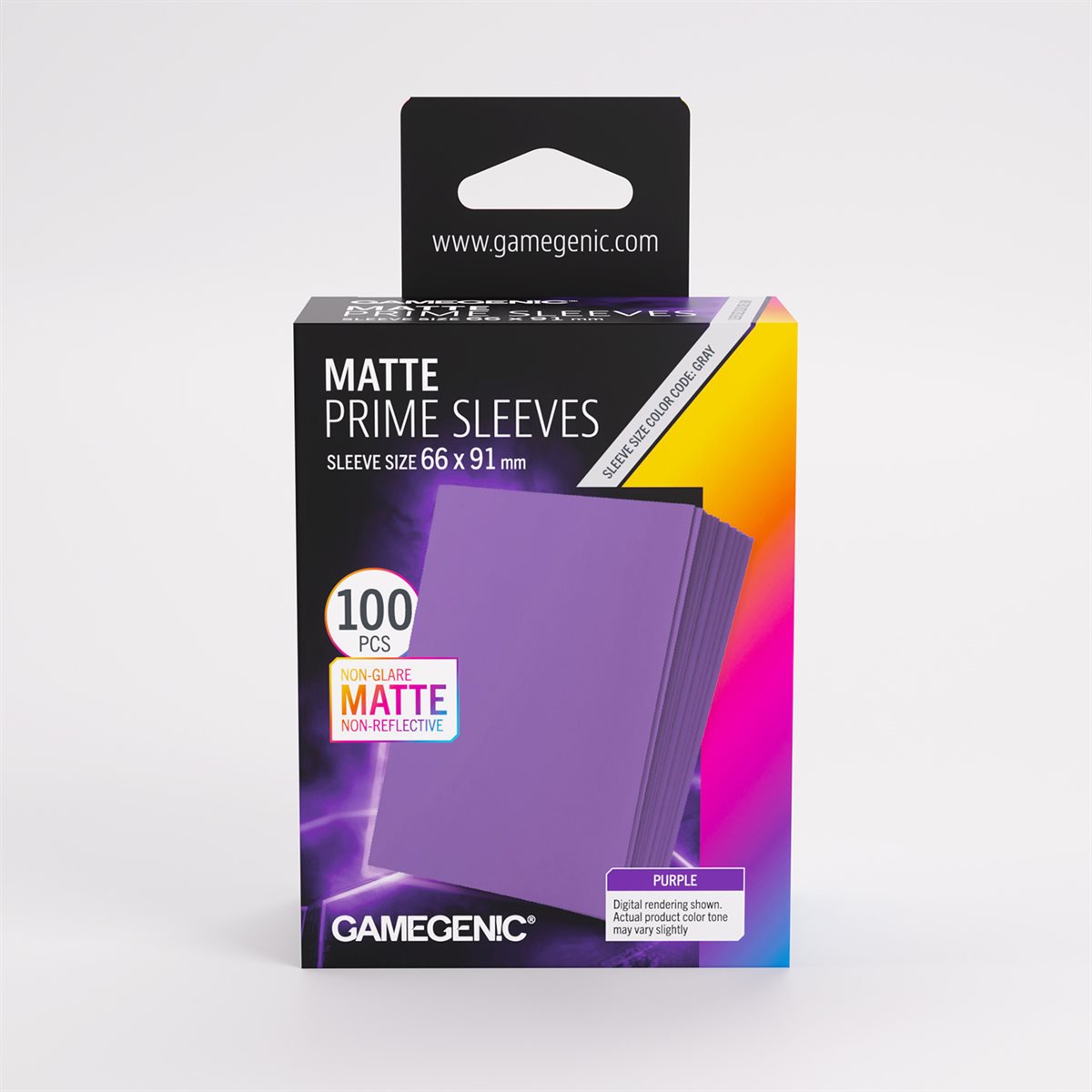Gamegenic Matte Prime Purple Sleeves 100ct