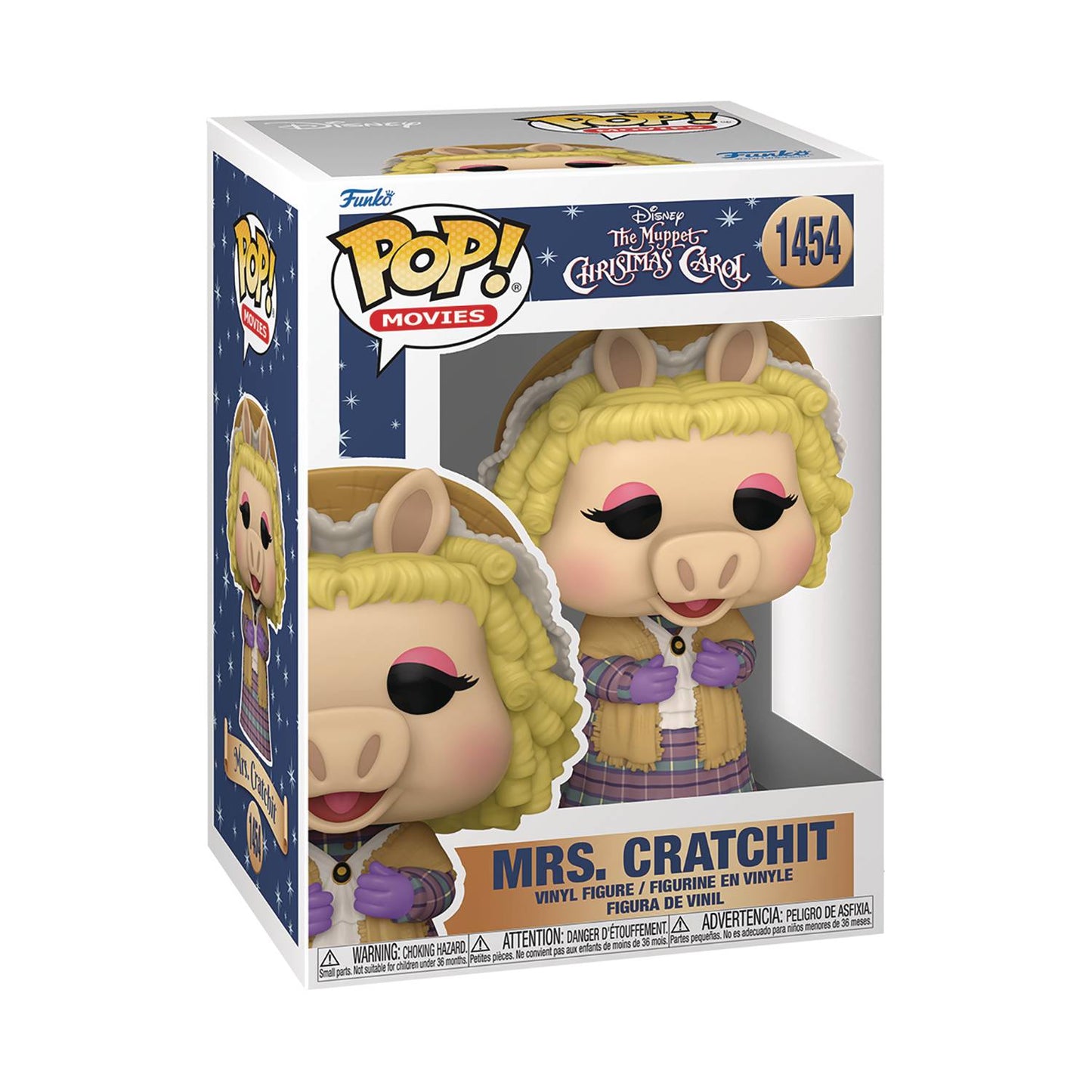 Pop Muppet Christmas Carol Miss Piggy as Mrs. Cratchit
