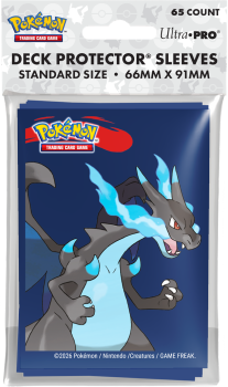 Pokemon Mega Charizard X 65ct Sleeves
