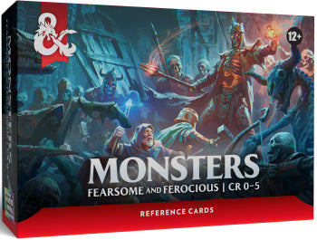 D&D Reference Cards: Monsters Fearsome and Ferocious