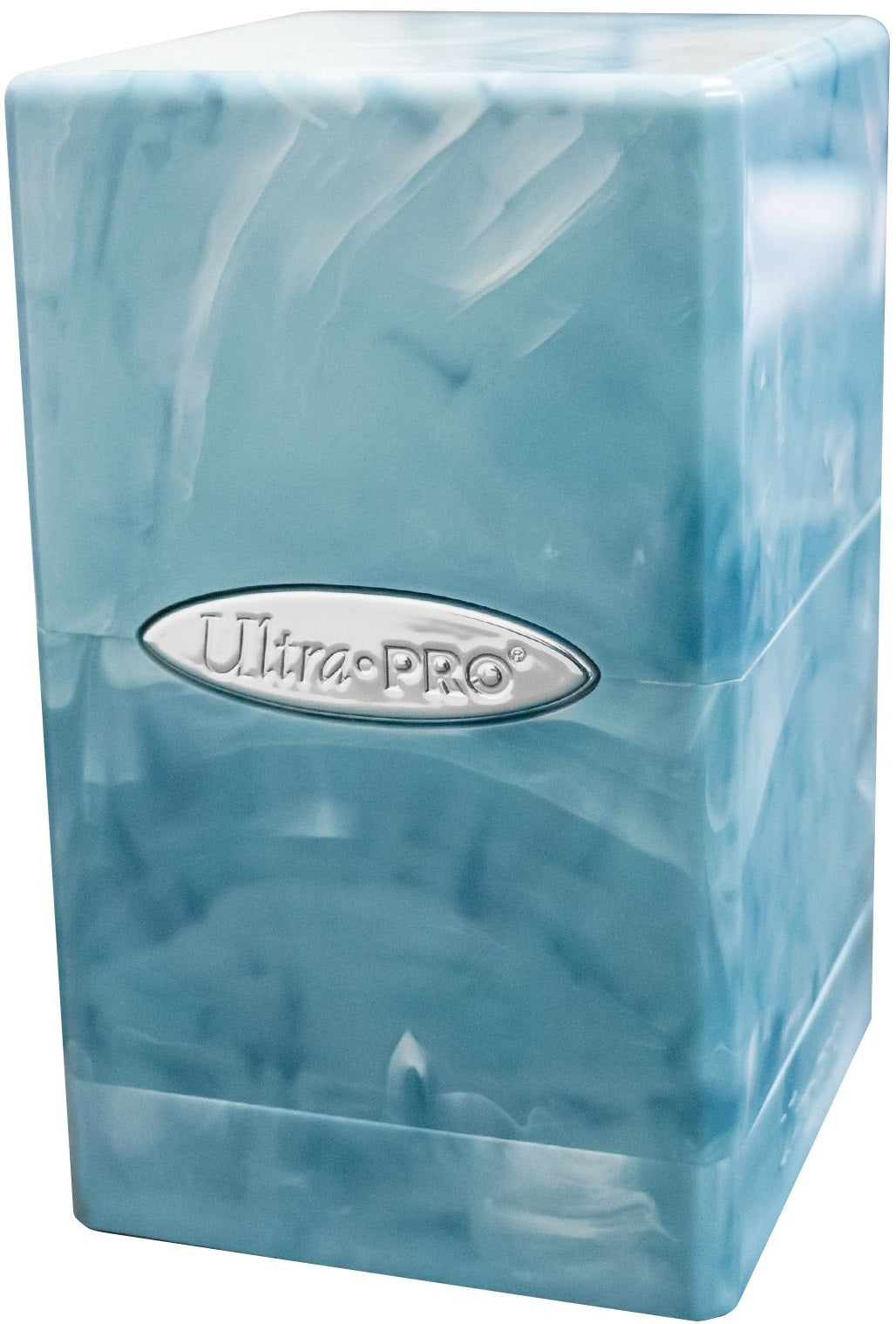 Satin Tower Deck Box Light Blue/White