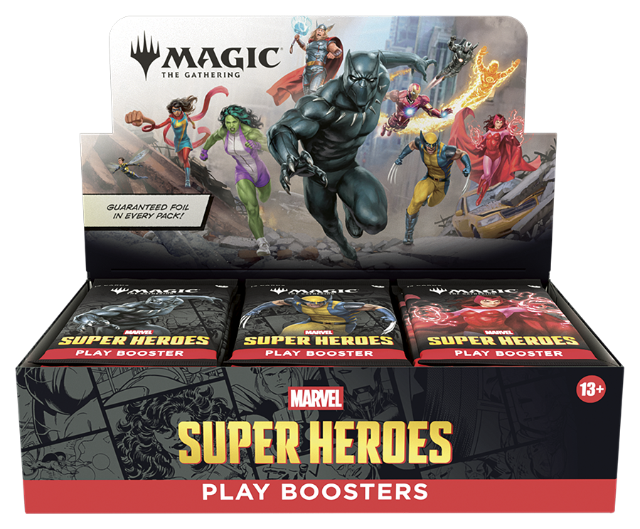 Magic Marvel Super Heroes Play Booster Box