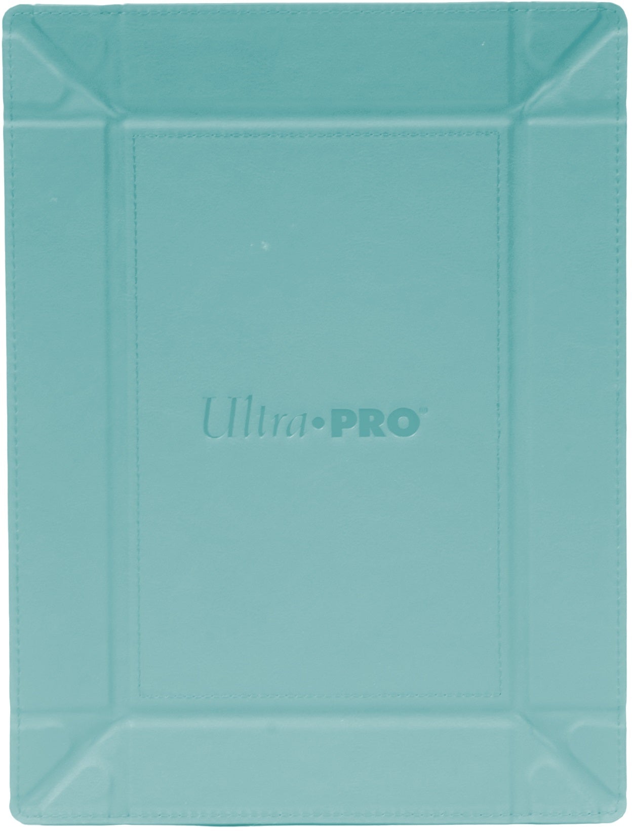 Foldable Magnetic Dice Rolling Tray Vivid Light Blue
