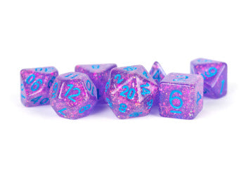 Flash Purple 7pc Dice Set