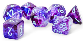 Nebula Nocturnal/Turquoise Luminary Mega-hedral 7-Die Set