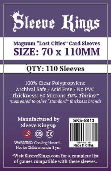 Card Sleeves 70 x 110mm