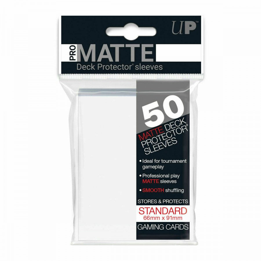 Pro Matte White Sleeves (50)