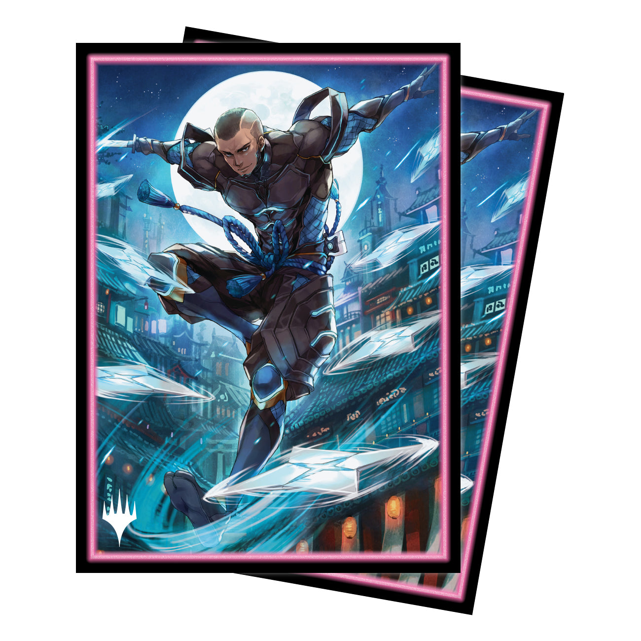 Magic The Gathering Kamigawa Neon Dynasty Kaito Shizuki Sleeves (100ct)