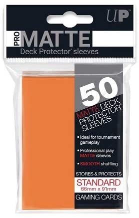 Pro Matte Orange Sleeves (50)