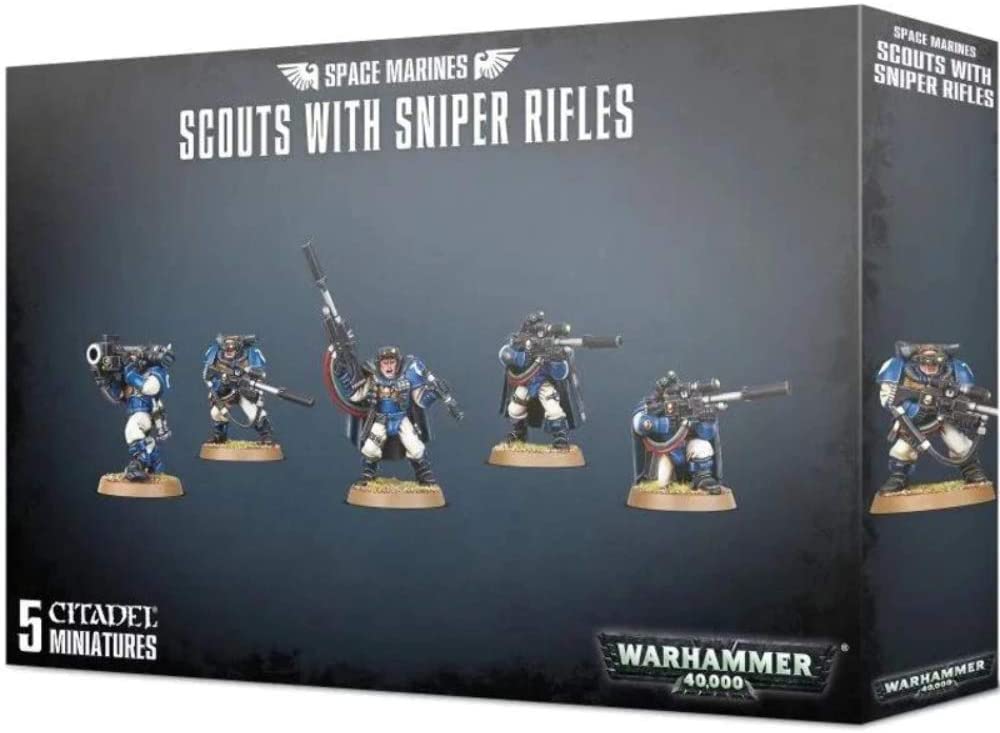 Space Marine Scouts with Sniper Rifles