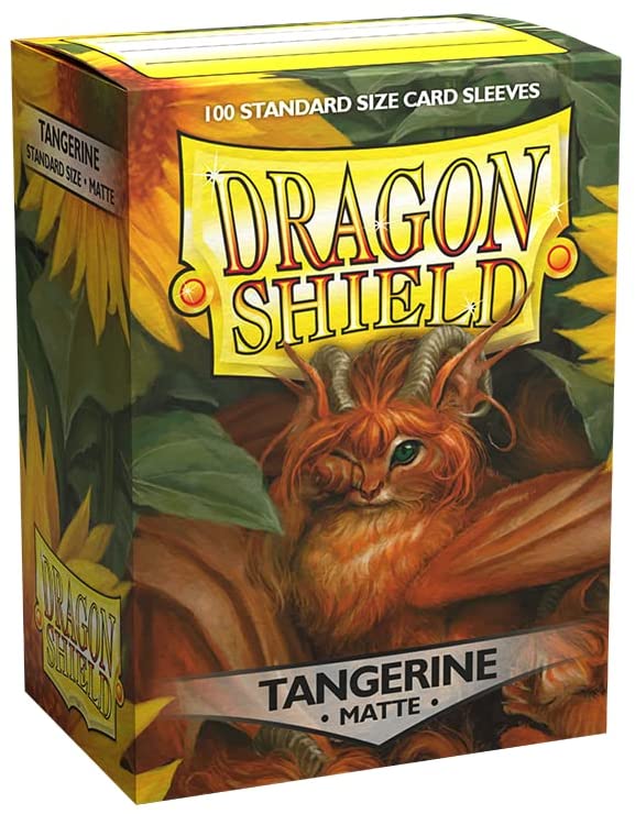 Dragon Shield Sleeves Matte Tangerine Sleeves 100ct