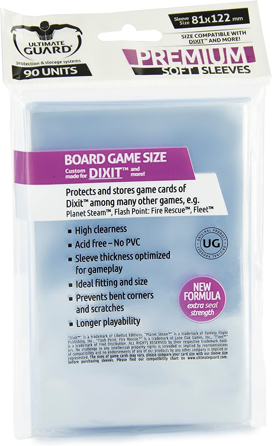 Board Game Sleeves Dixit Size 90ct