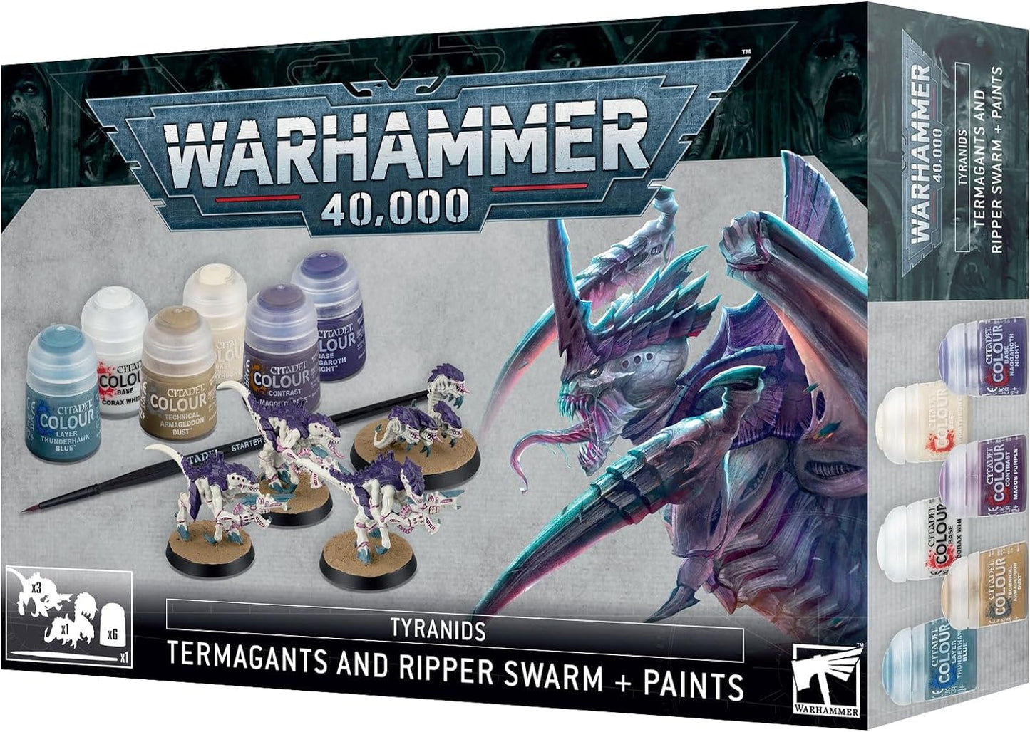 Tyranids Termagants & Ripper Swarm Paint Set