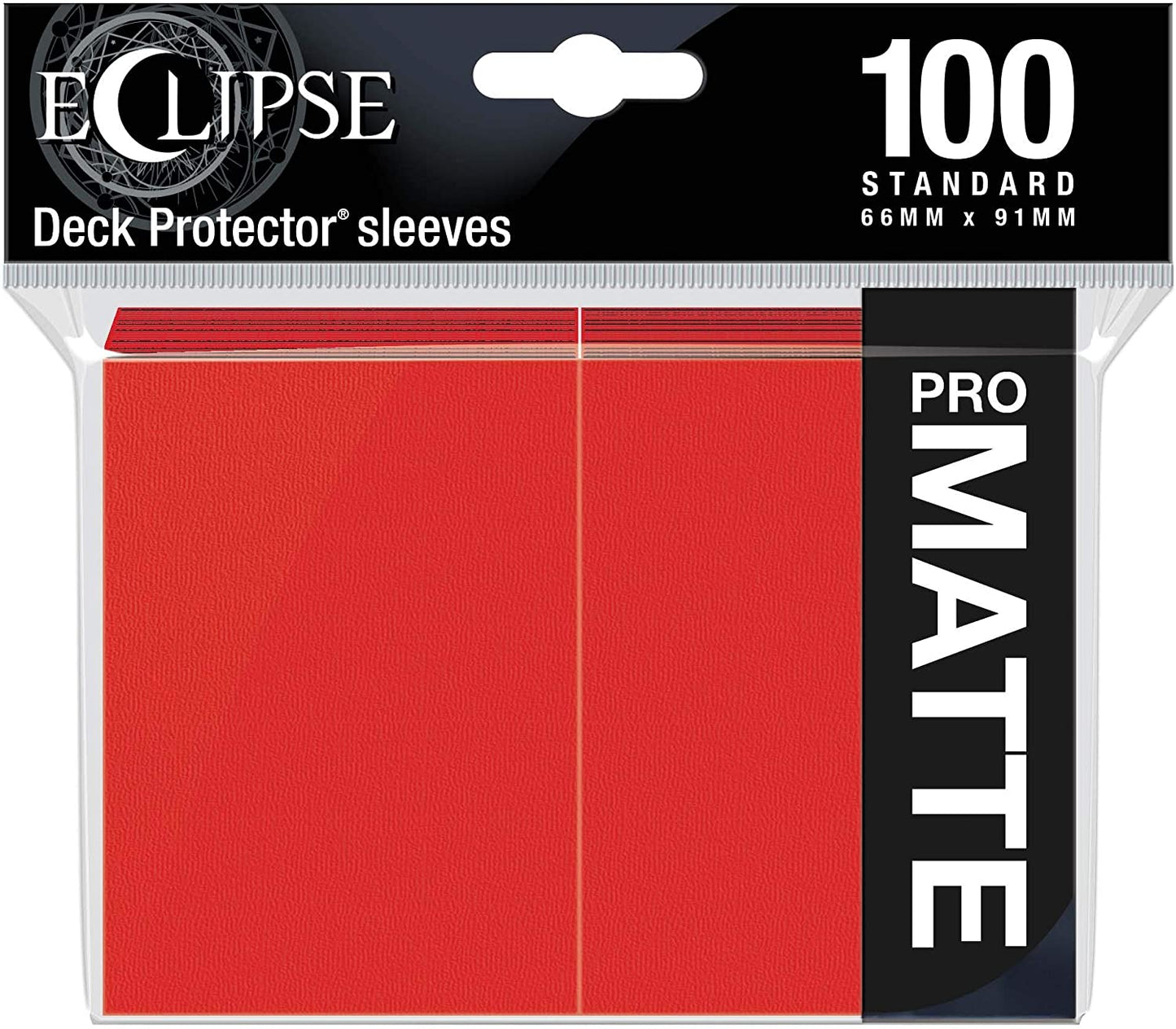 Pro-Matte Eclipse Apple Red Sleeves 100ct
