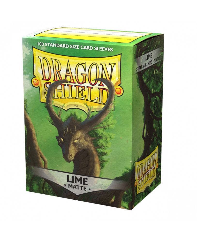 Dragon Shield Sleeves Matte Lime 100ct