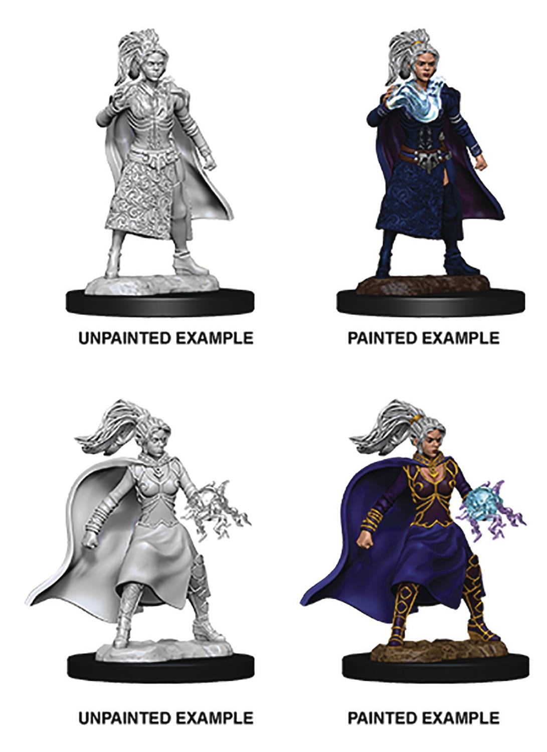 D&D Unpainted Female Human Sorcerer