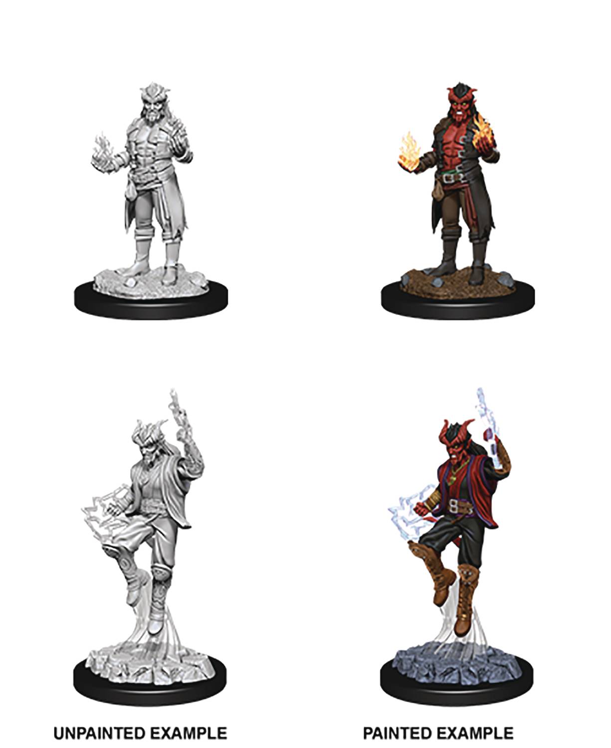 D&D Unpainted Male Tiefling Sorcerer