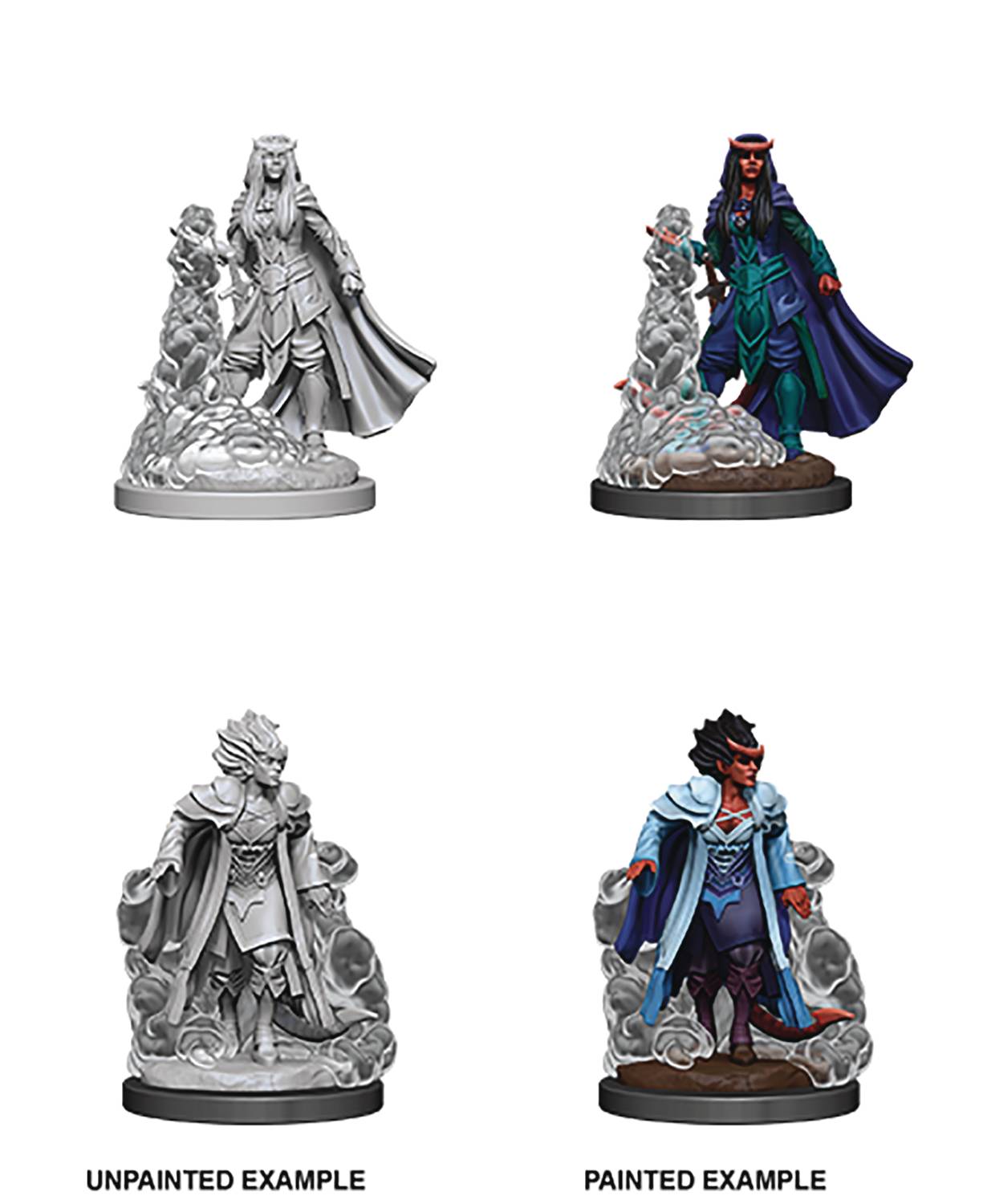 D&D Unpainted Female Tiefling Sorcerer