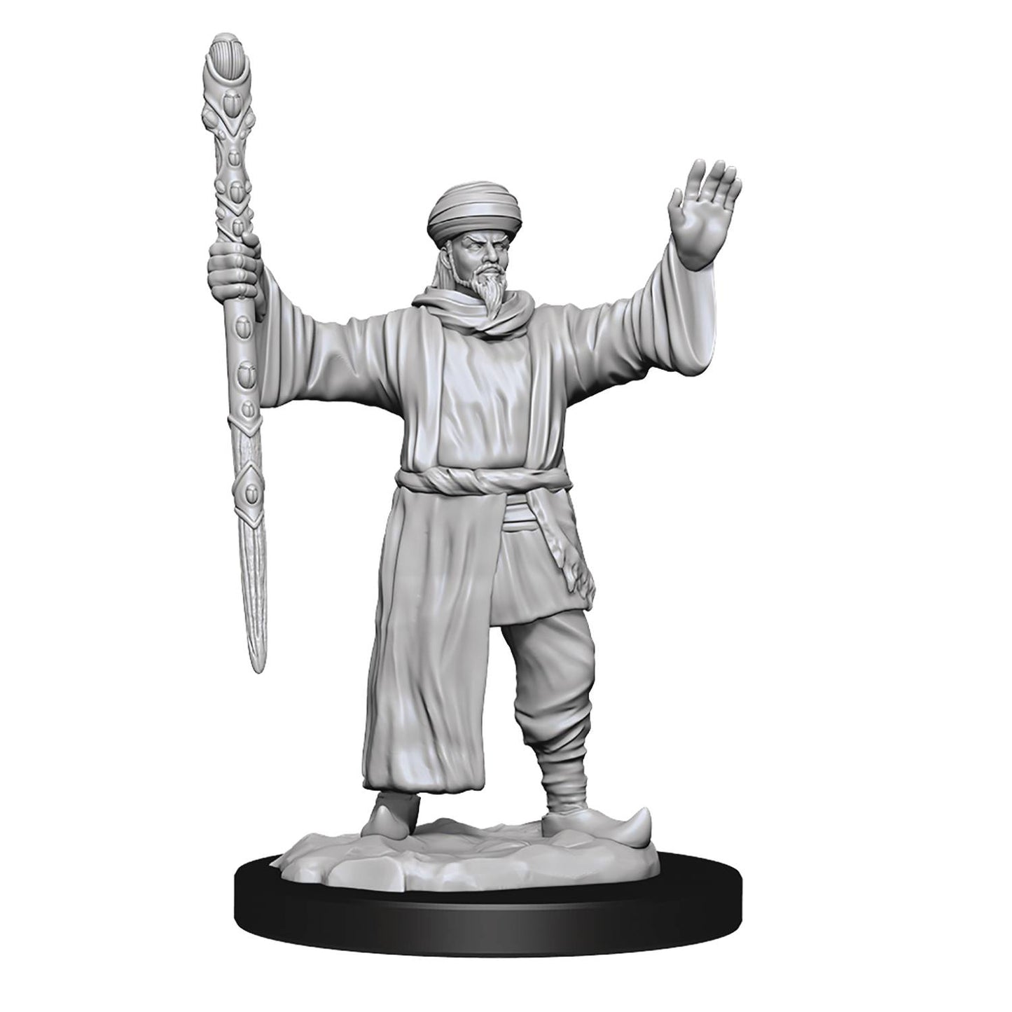 D&D Unpainted Human Wizard Male (WV13)
