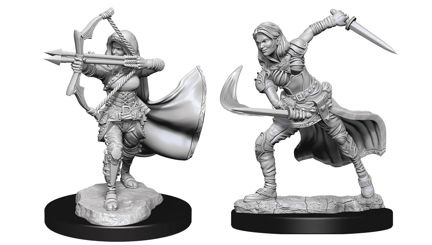 D&D Unpainted Air Genasi Female Miniature