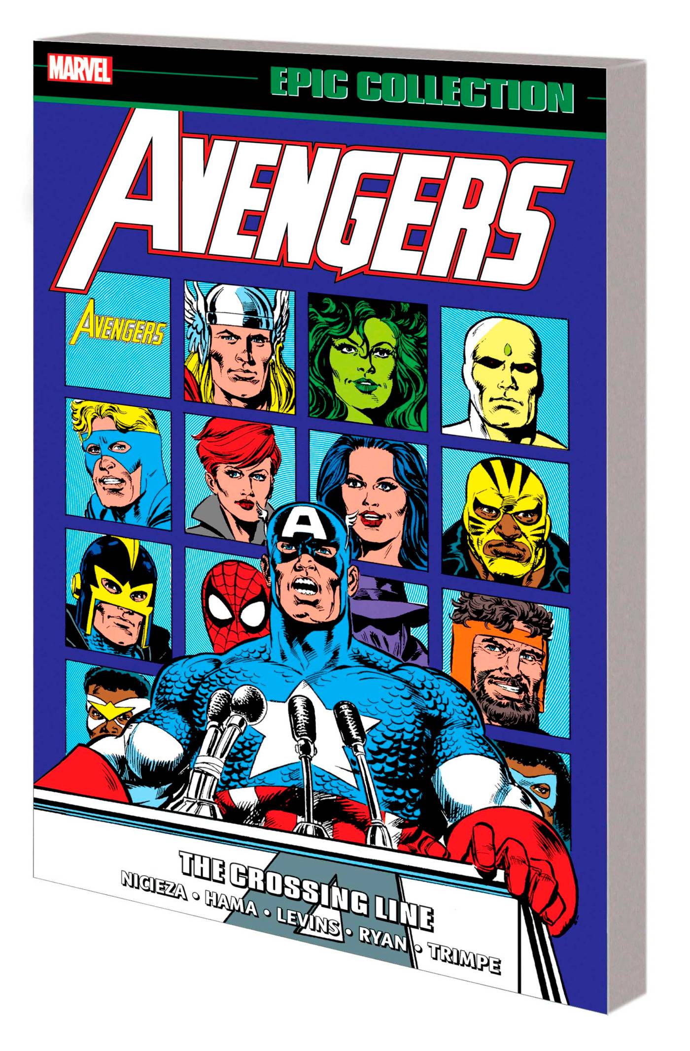 Avengers Epic Collection The Crossing Line