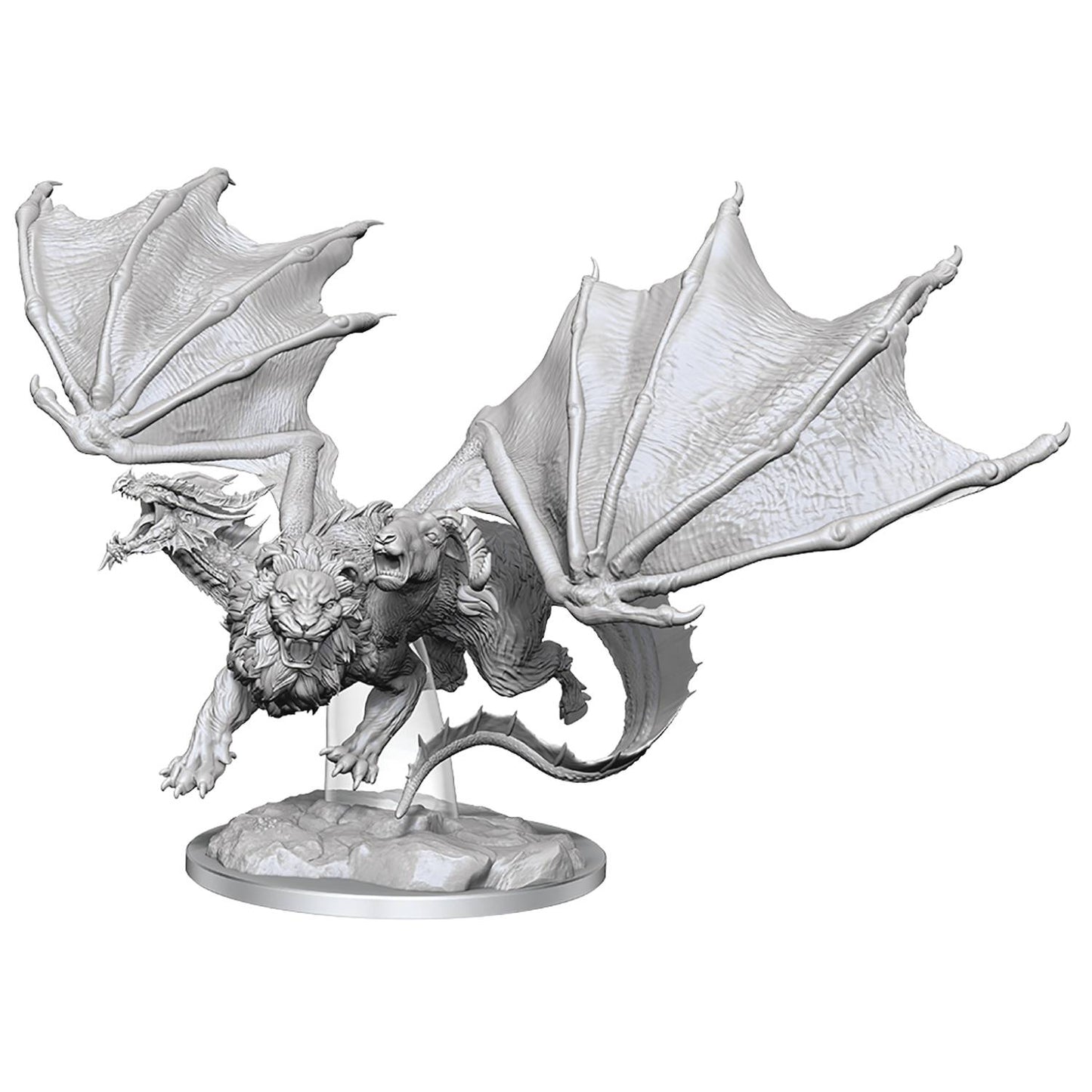 D&D Unpainted Chimera Miniature