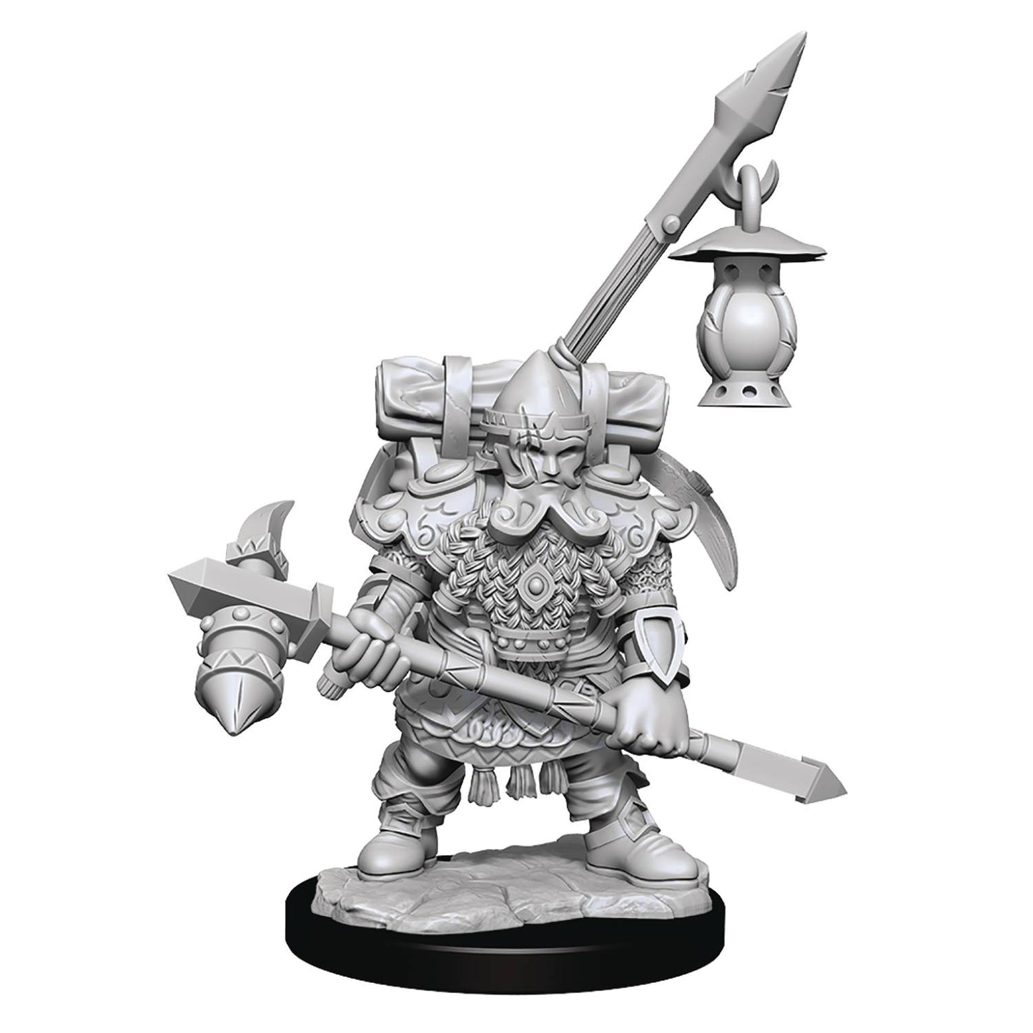 D&D Frameworks Dwarf Fighter Male Miniature