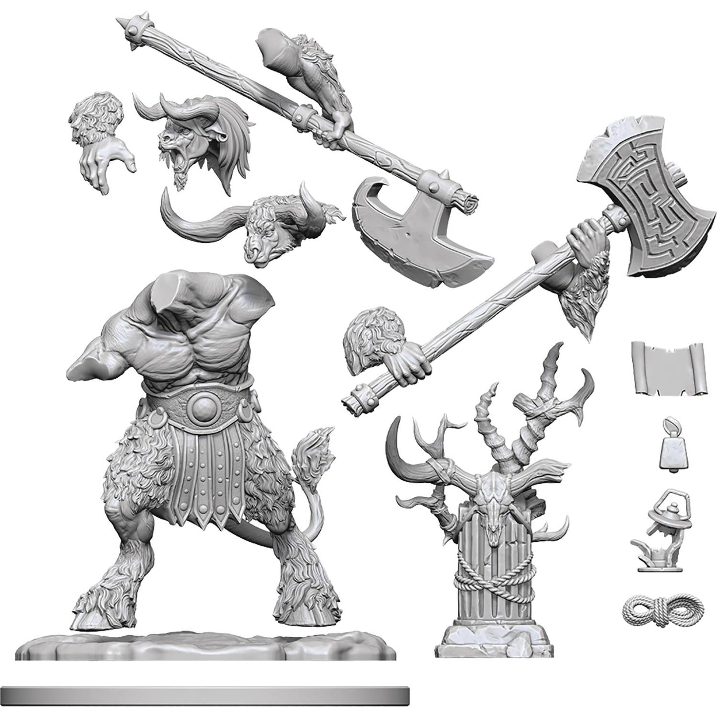 D&D Frameworks Minotaur Miniature