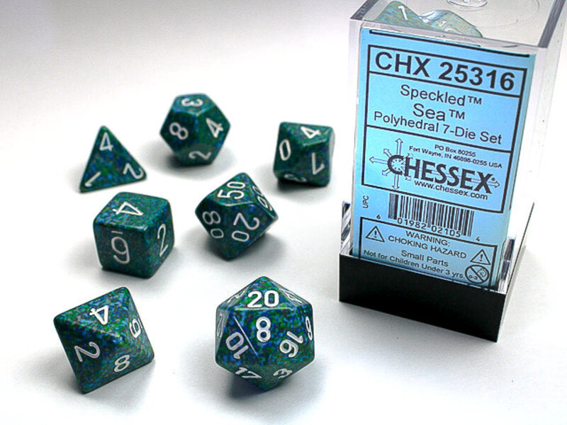 Speckled Sea 7pc Dice Set