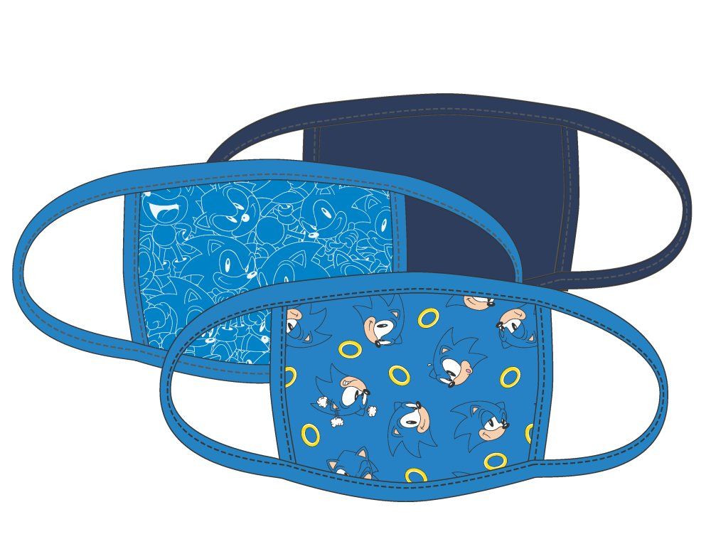 Sega 3-Pack Youth Face Masks