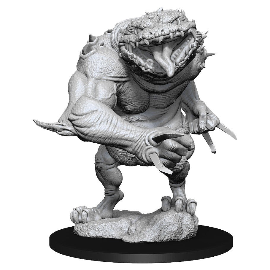 D&D Unpainted Blue Slaad