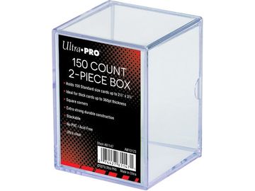 Ultra Pro 2-Piece Deck Box Clear (150ct)