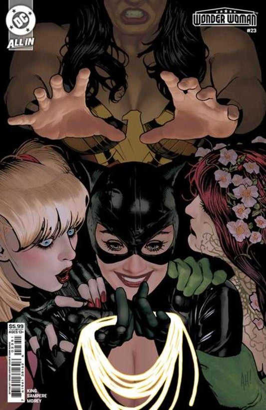 Wonder Woman #23 Cover D Adam Hughes Gotham City Sirens Card Stock Variant