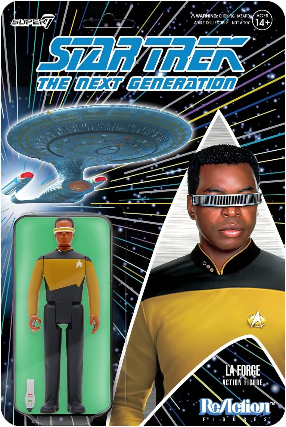 Star Trek Next Gen W2 Dlx Lt.Cdr La Forge action figure