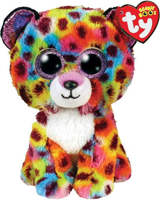 Giselle Rainbow Leopard Beanie Boo