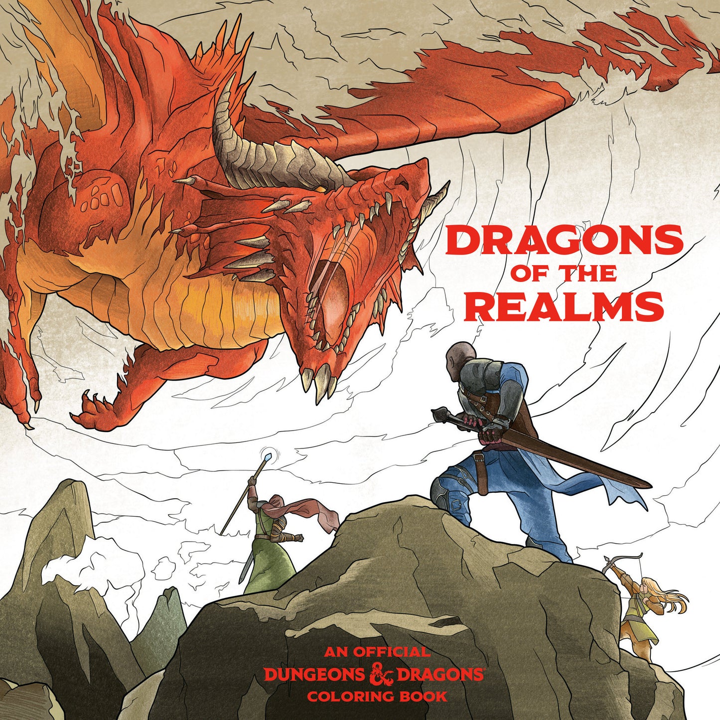 Dragons of the Realms Coloring Book