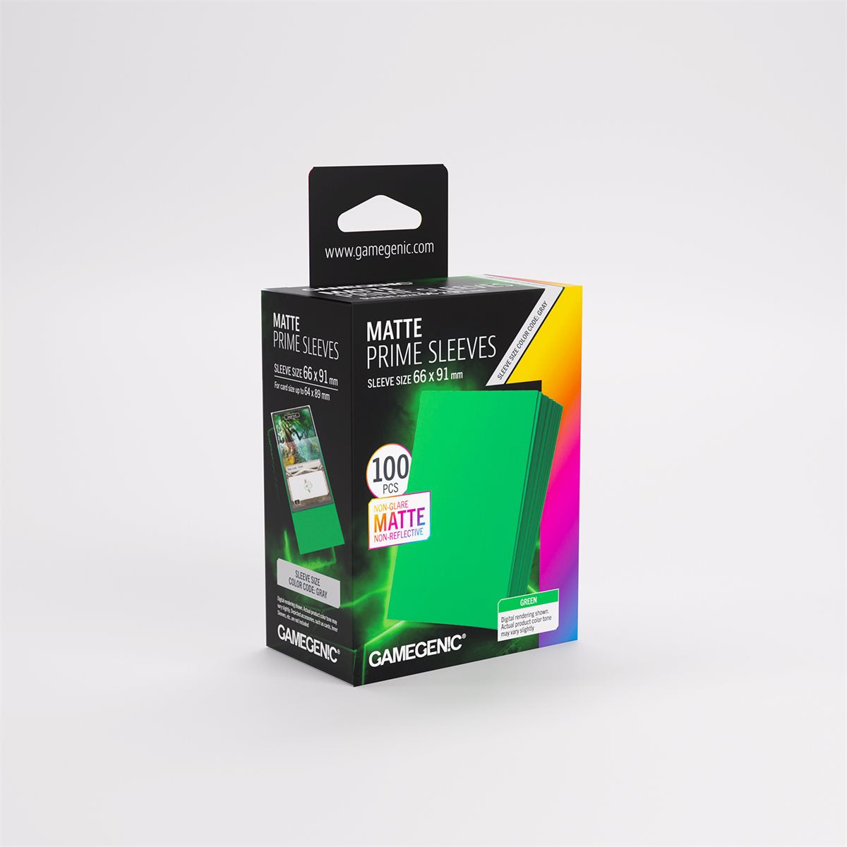 Gamegenic Matte Prime Green Sleeves 100ct