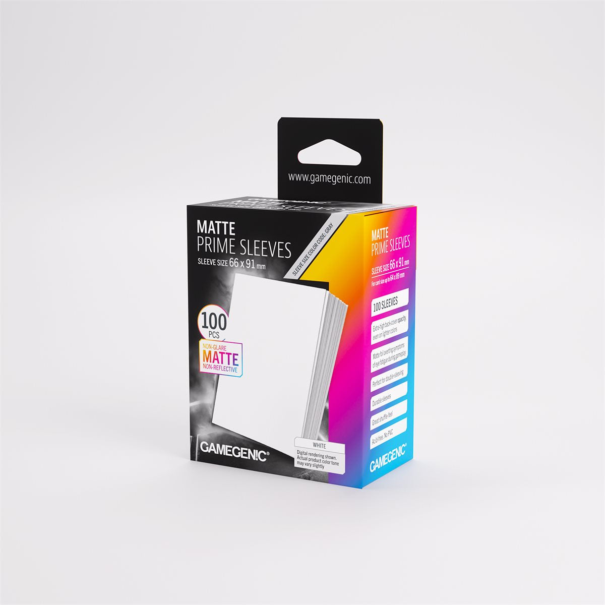 Gamegenic Matte Prime White Sleeves 100ct