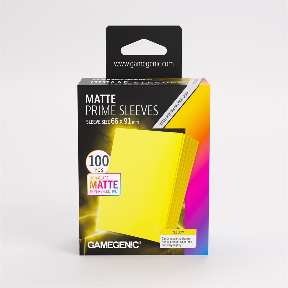 Gamegenic Matte Prime Yellow Sleeves 100ct
