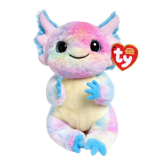 Loxie Axolotl with Pink Belly Beanie Bellies