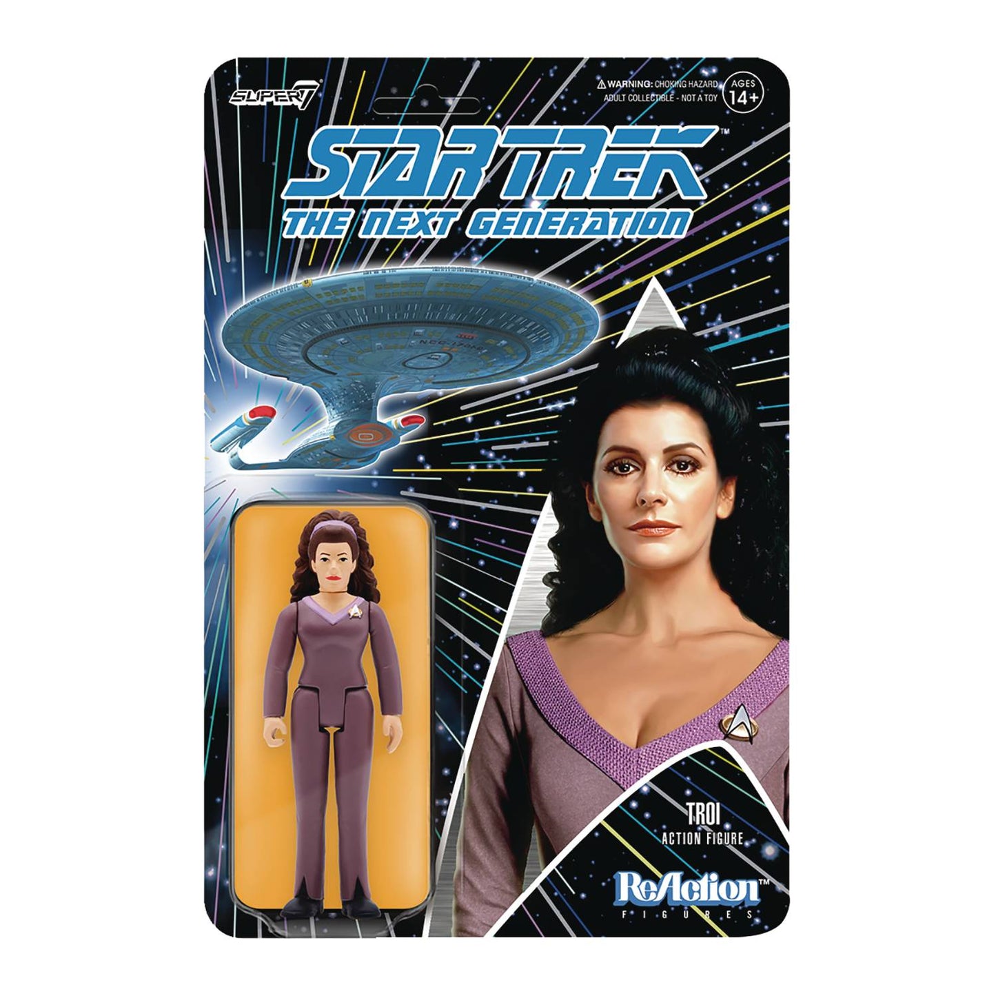 Star Trek Next GEN W2 Counselor TROI Reaction Action Figure