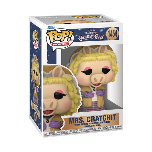 Pop Muppet Christmas Carol Miss Piggy as Mrs. Cratchit Vinyl Figure