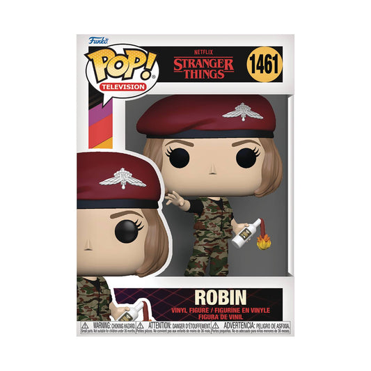 Pop Stranger Things Hunter Robin w/Cokctail Vinyl Figure